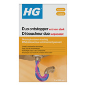 HG duo ontstopper 2 stuks 500 ml