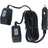 Carpoint dubbele verlengkabel tbv 12 volt lengte 2x2M