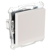 Merten System-M Pure inbouw kruisschakelaar actief wit