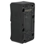 Schneider Electric Mureva Styl combinatie wandcontactdoos/wisselschakelaar IP55 antraciet