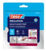 Tesa Tochtband E-profiel zelfklevend wit 6m