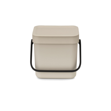 Brabantia Sort & Go Prullenbak - 3 liter - Soft Beige kopen? Prullenbakken | Karwei