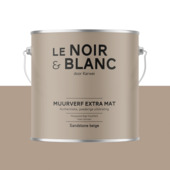 Le Noir & Blanc muurverf sandstone beige extra mat 2,5 liter