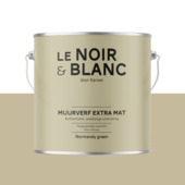 Le Noir & Blanc muurverf normandy green extra mat 2,5 liter