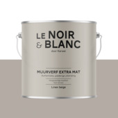 Le Noir & Blanc muurverf linen beige extra mat 2,5 liter
