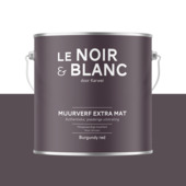 Le Noir & Blanc muurverf burgundy red extra mat 2,5 liter
