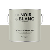 Le Noir & Blanc muurverf nordic green extra mat 2,5 liter