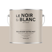 Le Noir & Blanc muurverf velvet pink extra mat 2,5 liter