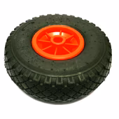 Los wiel rubber 260mm met asgat 20mm tot 150kg