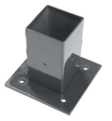 Giardino voet voor vierkante paal antraciet 60 x 60 mm