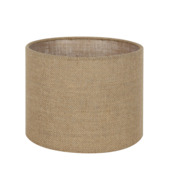 Kap Jute cilinder 34x42 cm bruin