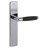 Karwei deurkruk set Lopes recht blind schild nikkel glans