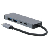Q-Link USB-C hub 2x USB-C 2x USB-A 3.0