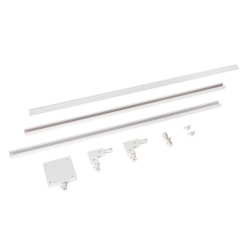 Lucide 1-fase railsysteem trackverlichting starterset 2 meter wit kopen? Ophangsysteem | Karwei