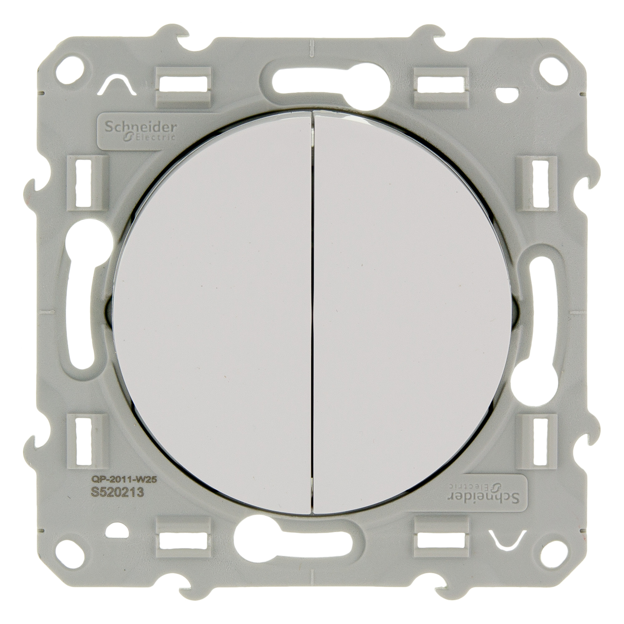 Schneider Electric Merten Odace Wissel Wisselschakelaar Wit schneider electric kopen in de aanbieding