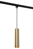 Lucide 1-fase hanglamp Floris trackverlichting 1 x GU10 mat goud
