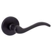 Karwei deurkruk set Tiago rond rozet oud bruin messing