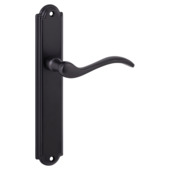 Karwei deurkruk set Tiago ovaal blind schild oud bruin messing