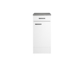 Optifit onderkast Bonn214 inclusief 1 deur, werkblad en 1 plank wit 88 x 40 x 60 cm
