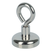 Magneet Neodymium met oog 20x31mm 2 stuks