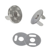 Magneet sluiting Neodymium zilver 14mm 4 stuks