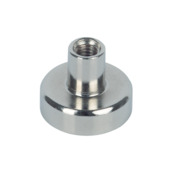 Magneet Neodymium schroefdop met zilver 16mm
