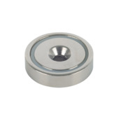 Magneet Neodymium met schroefgat 32x8mm