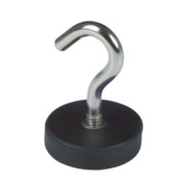 Magneet haak Neodymium rubber 22x33mm 2 stuks