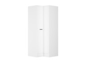 Optifit hoge hoekkast Bonn214 inclusief 2 deuren en 3 planken wit 210 x 90 x 57,1 cm
