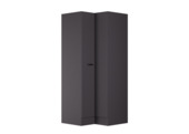 Optifit hoge hoekkast Kiel420 inclusief 2 deuren en 3 planken antraciet 210 x 90 x 57,1 cm