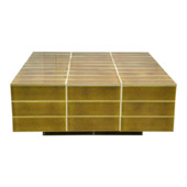 KARWEI bijzettafel Benthe oker keramiek 60 x 59 cm