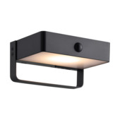 Nordlux oplaadbare wandlamp Saulio Solar zwart