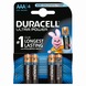 Duracell Ultra Power batterij AAA 1,5V (4 stuks)