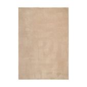 Vloerkleed Labirinto beige 200 x 300 cm