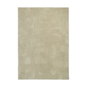 Vloerkleed Labirinto greige 200 x 300 cm