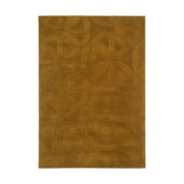 Vloerkleed Labirinto bruin 200 x 300 cm
