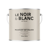 Le Noir & Blanc muurverf betonlook silken white extra mat 2,5 liter