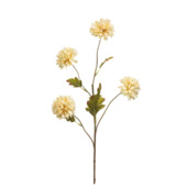 Kunstbloem Chrysant creme 68 cm