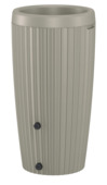 Regenton Mason 240 L zijdegrijs kunststof 59,5 x 59,5 x 112 cm