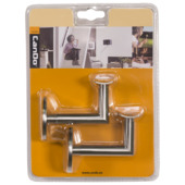 CanDo trapleuninghouder New York rvs (2 stuks)