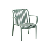Wakefield fauteuil Fleur groen kunststof