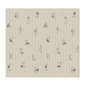 Fotobehang Letters & Stripes soft neutral (dessin 112130)