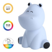 Eglo Castellino nachtlamp nijlpaard RGBW USB-C 5W 65 lumen