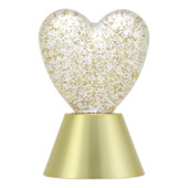 EGLO tafellamp glitter hartje goud
