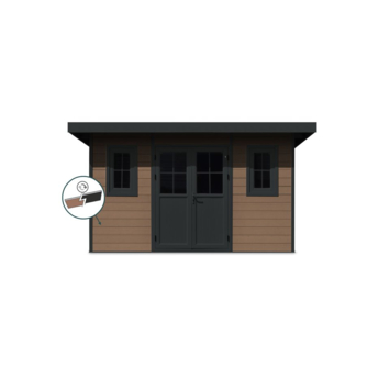 Tuinhuis Firenze antraciet 386 x 292 cm kopen? Tuinhuizen | Karwei