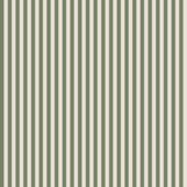 Vliesbehang Little stripe groen - gebroken wit (dessin 145510)
