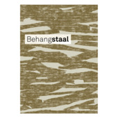 Behangstaal vliesbehang Fabric Millie warm oker (dessin 145505)