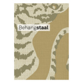 Behangstaal vliesbehang Urban tiger oker (dessin 145533)