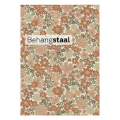 Behangstaal vliesbehang Little flowers terra - groen (dessin 145520)