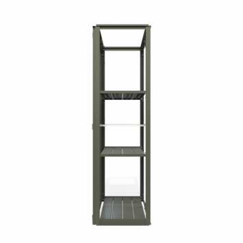 Royal Well broeikas groot Urban Grower Large grijsgroen 76,5 x 41,5 x 141,5 cm kopen? Tuinkassen | Karwei